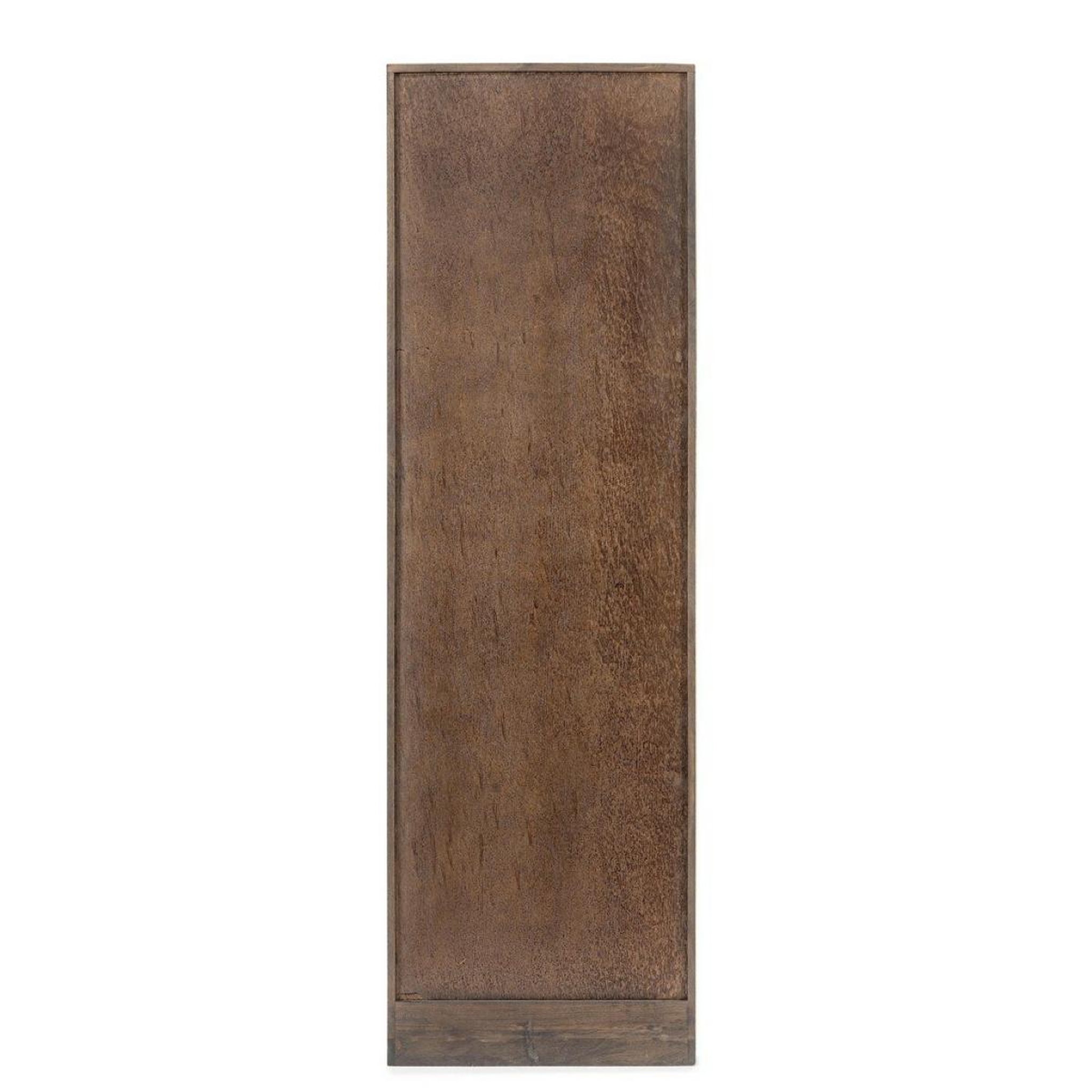 Voir la diapositive 6 : JLC KREATION Bibliothèque en manguier 180 cm 3 portes mira