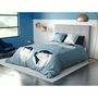 Voir la diapositive 3 : ATELIER DU COTON Housse de couette 140x200 Blogueur + taie 100% coton