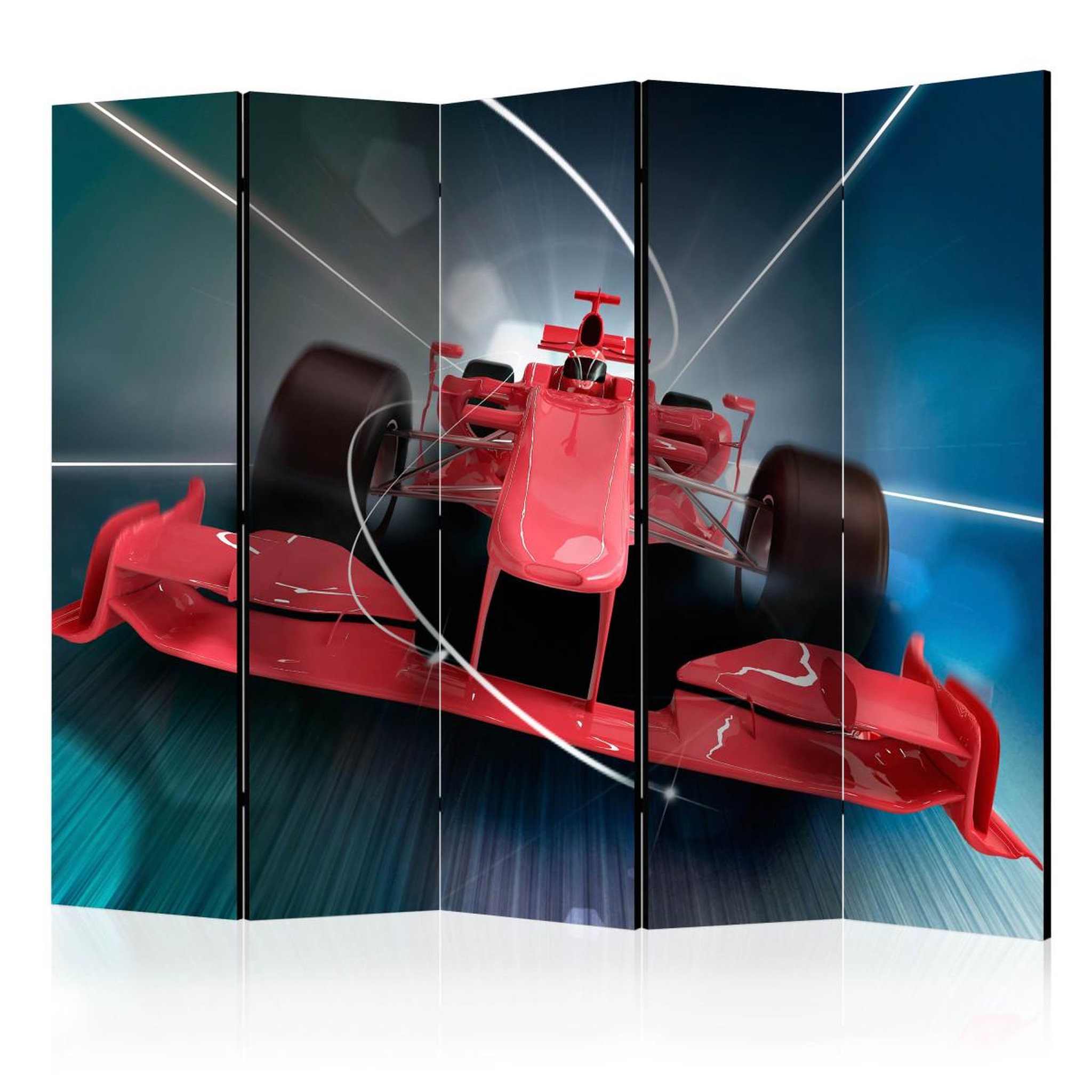 Paris Prix Paravent 5 volets  formula 1 car  172x225cm