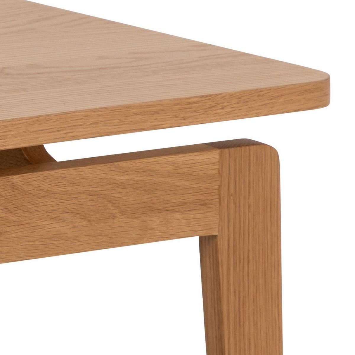 TOILINUX Table basse rectangulaire en chêne AREN - Marron