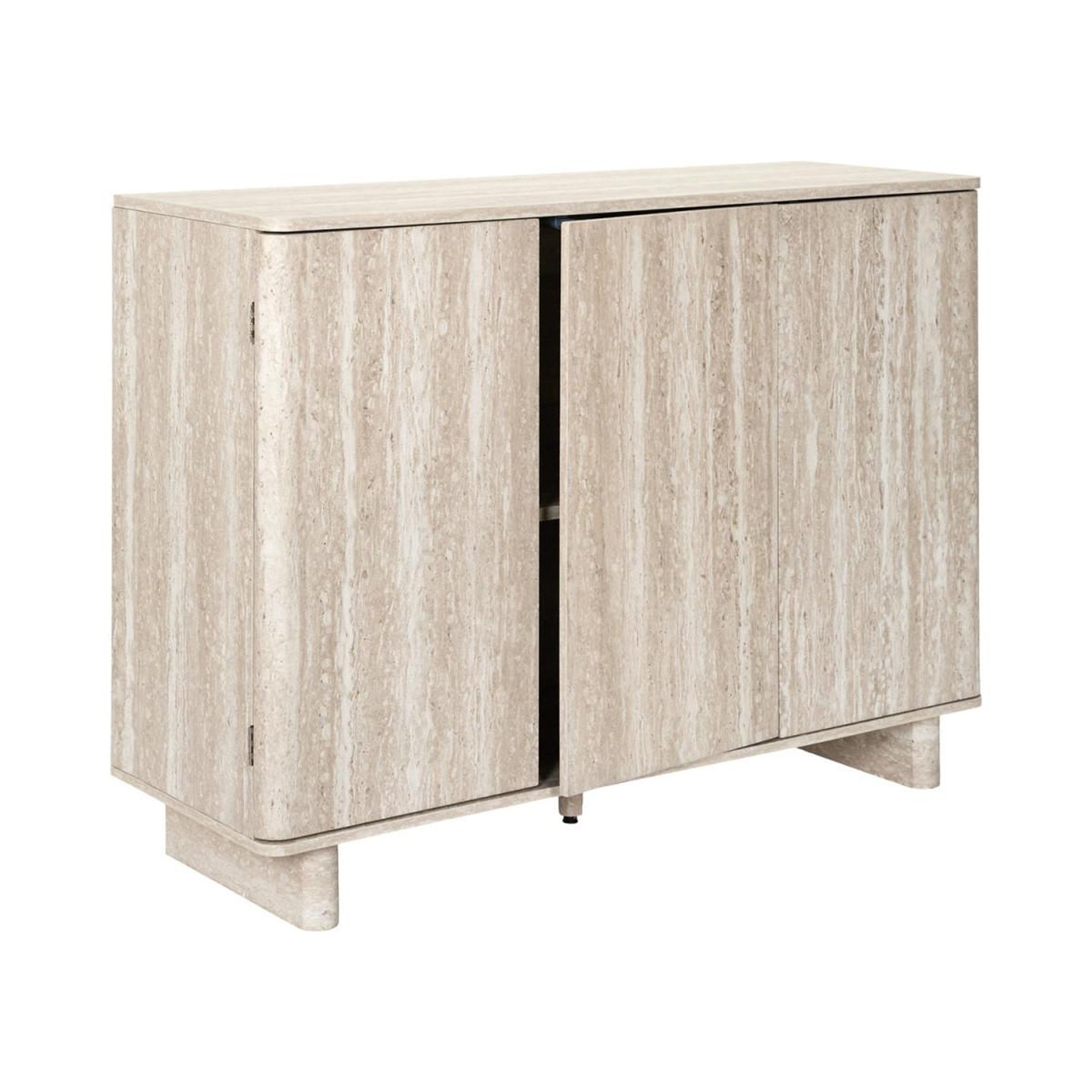 Voir la diapositive 3 : The Home Deco Factory Buffet 3 portes  pietra  110cm beige