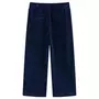 VIDAXL Pantalons pour enfants velours cotele bleu marine 104