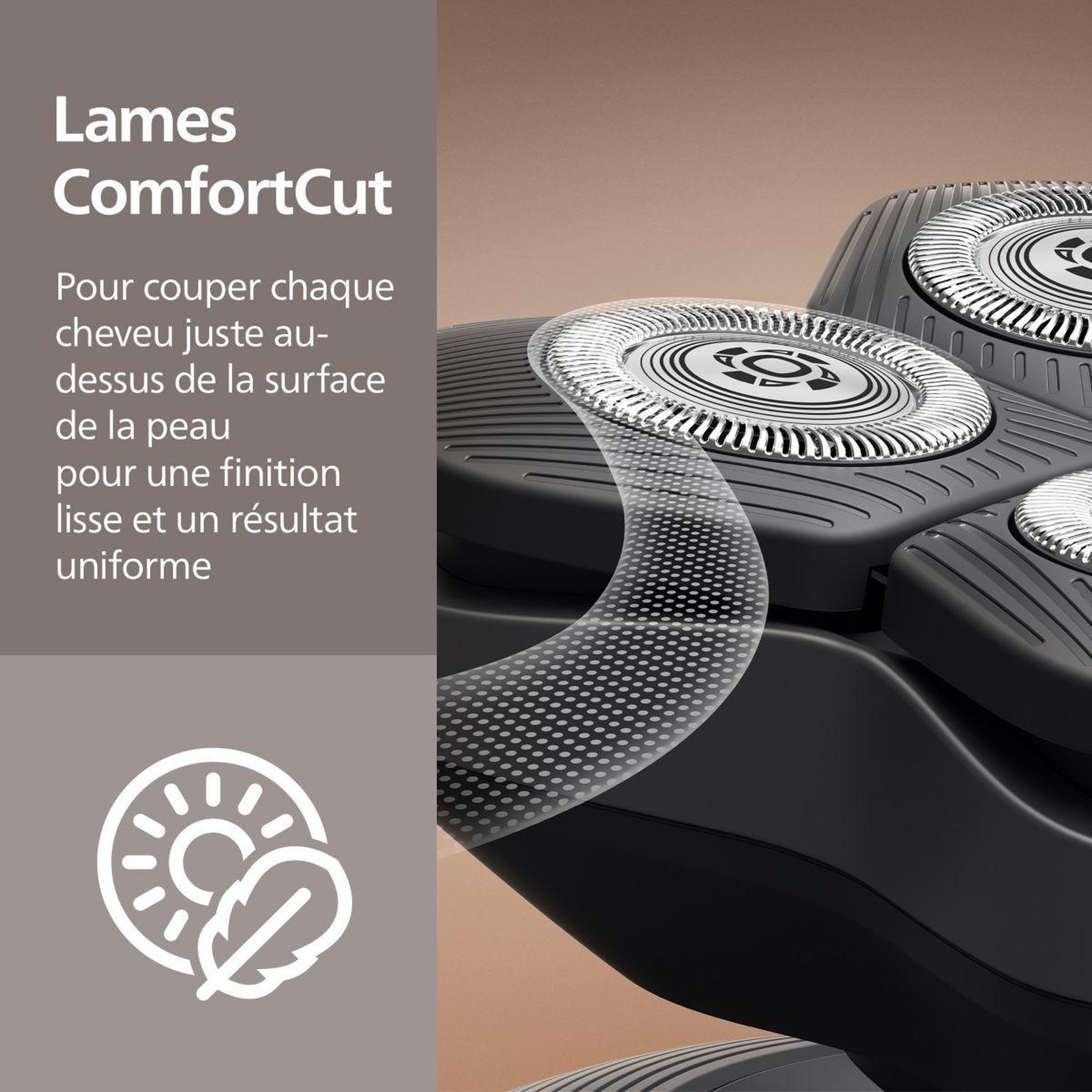 Voir la diapositive 4 : Philips Rasoir pour la tête hs5980/15 série 5000