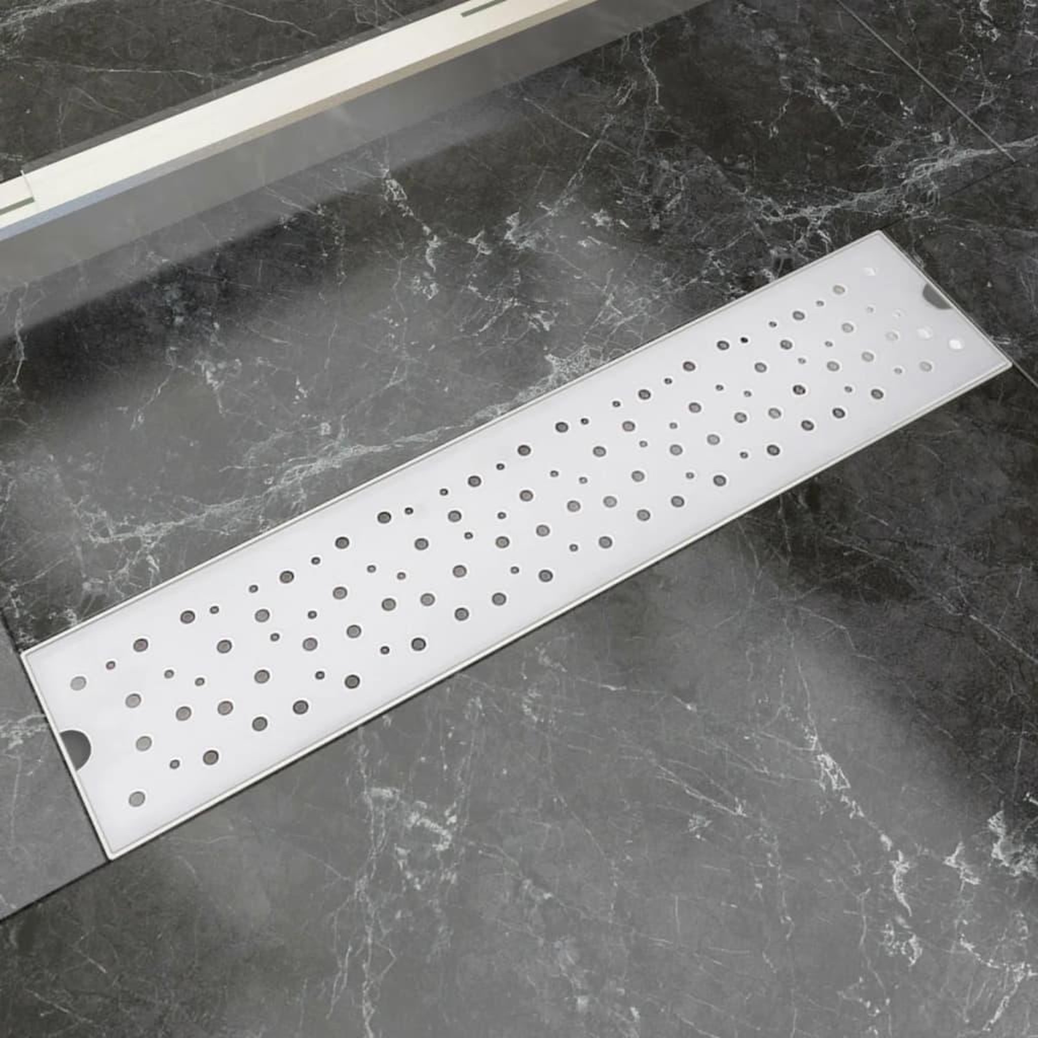 Voir la diapositive 1 : VIDAXL Drain de douche lineaire 530 x 140 mm acier inoxydable