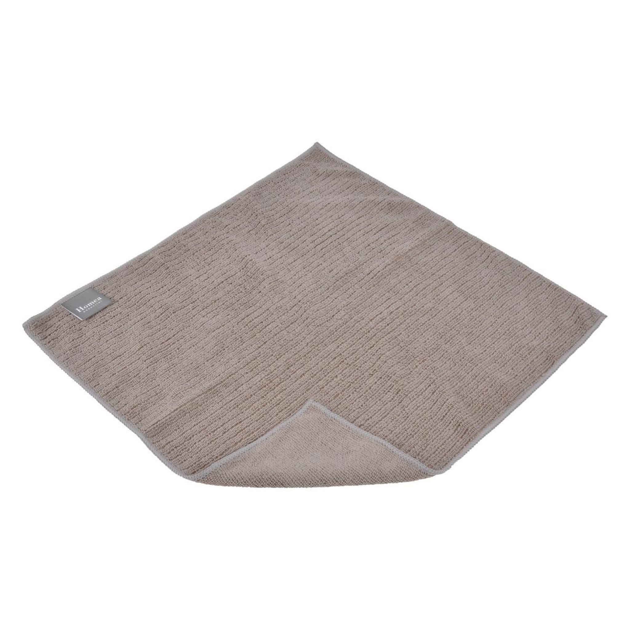 HOMEA Torchon de Cuisine  Absorbant  40x40cm Taupe