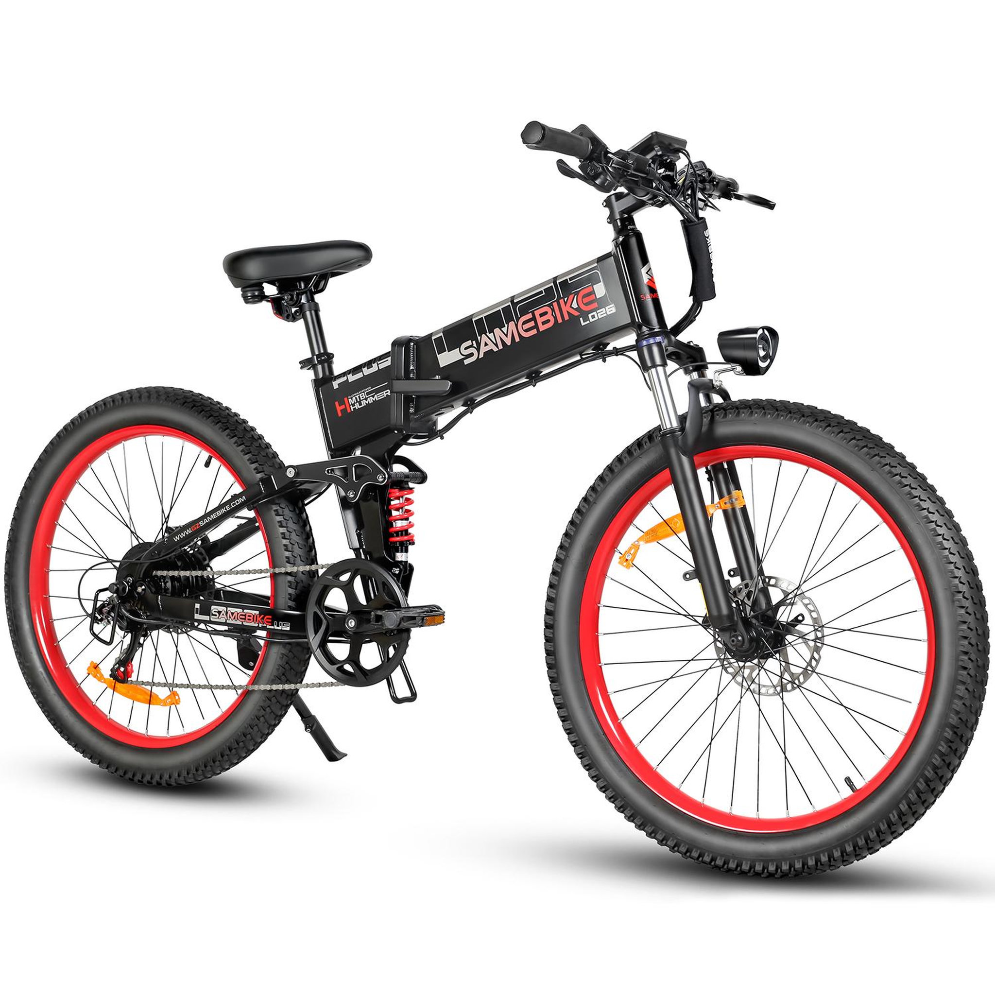 Voir la diapositive 3 : SAMEBIKE Vélo électrique pliable SAMEBIKE LO26-Plus