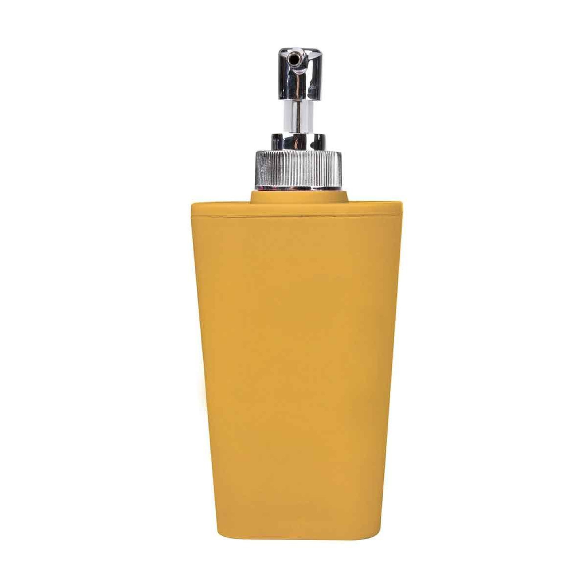 Voir la diapositive 2 : Douceur d'Intérieur Distributeur de savon soft touch  vitamine  18cm ocre