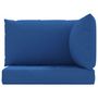 Voir la diapositive 4 : VIDAXL Coussins de palette lot de 3 bleu tissu oxford