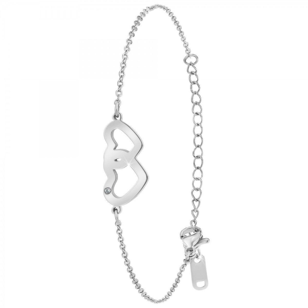 SC CRYSTAL Bracelet cœur SC Crystal orné d'un véritable diamant