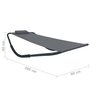 Voir la diapositive 6 : VIDAXL Lit de jardin Gris 200x90 cm Acier