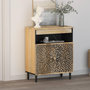 Voir la diapositive 3 : VIDAXL Armoire laterale 60x33x75 cm bois massif de manguier