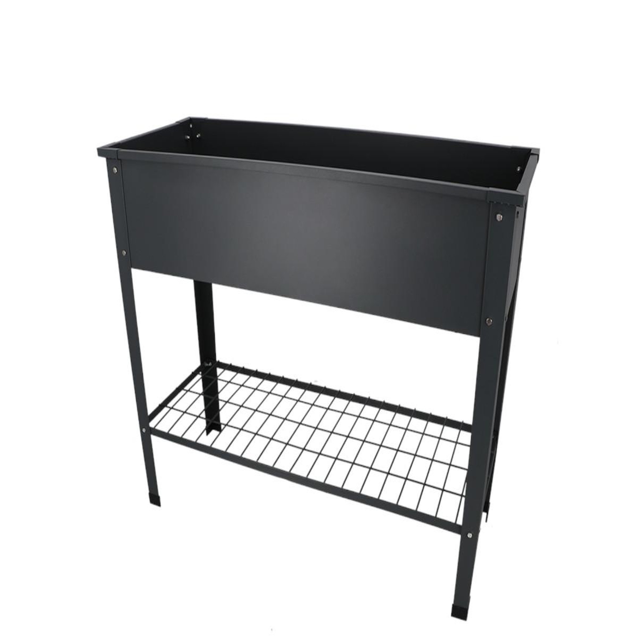 ESSCHERT DESIGN Carré potager en métal anthracite l - esschert design