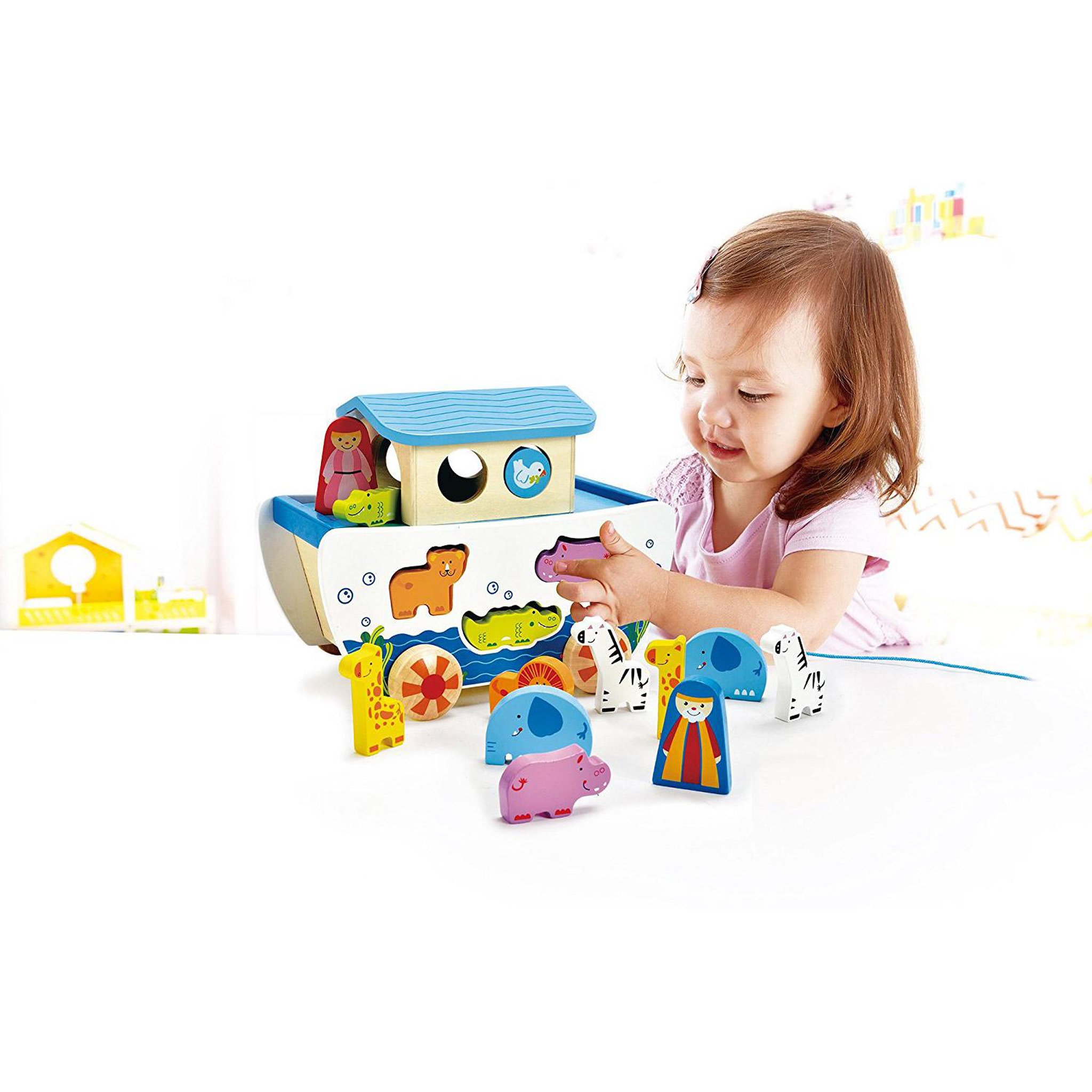 Voir la diapositive 2 : Hape Boîte à formes arche de noé
