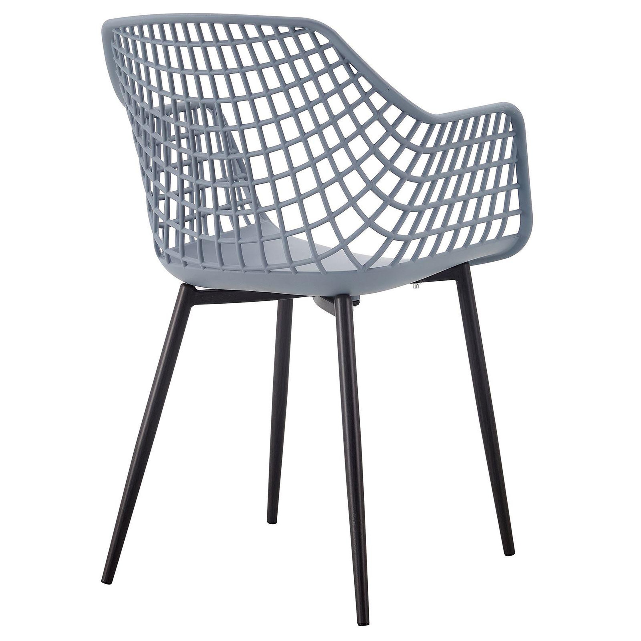 Voir la diapositive 5 : IDIMEX Lot de 4 chaises LUCIA, en plastique