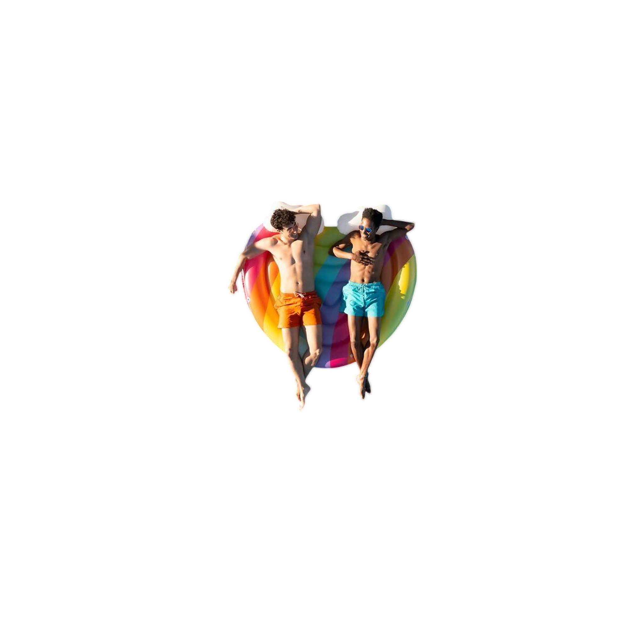 Voir la diapositive 2 : BESTWAY Île gonflable rainbow dreams 175x163cm