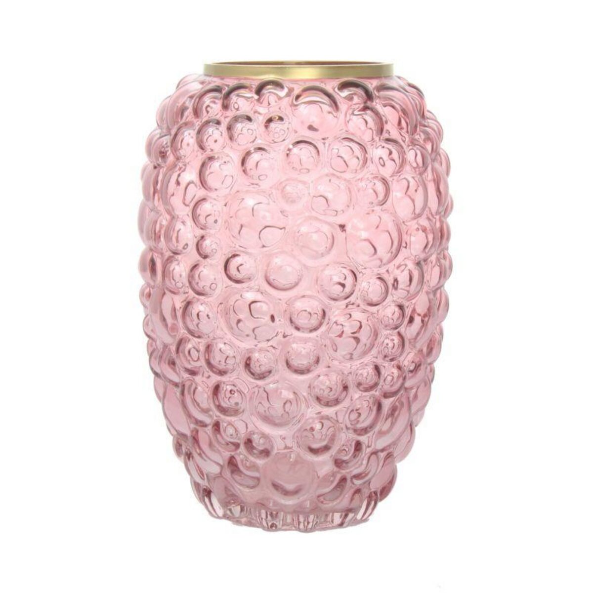 Paris Prix Vase en Verre Soufflé  Canba  25cm Rose