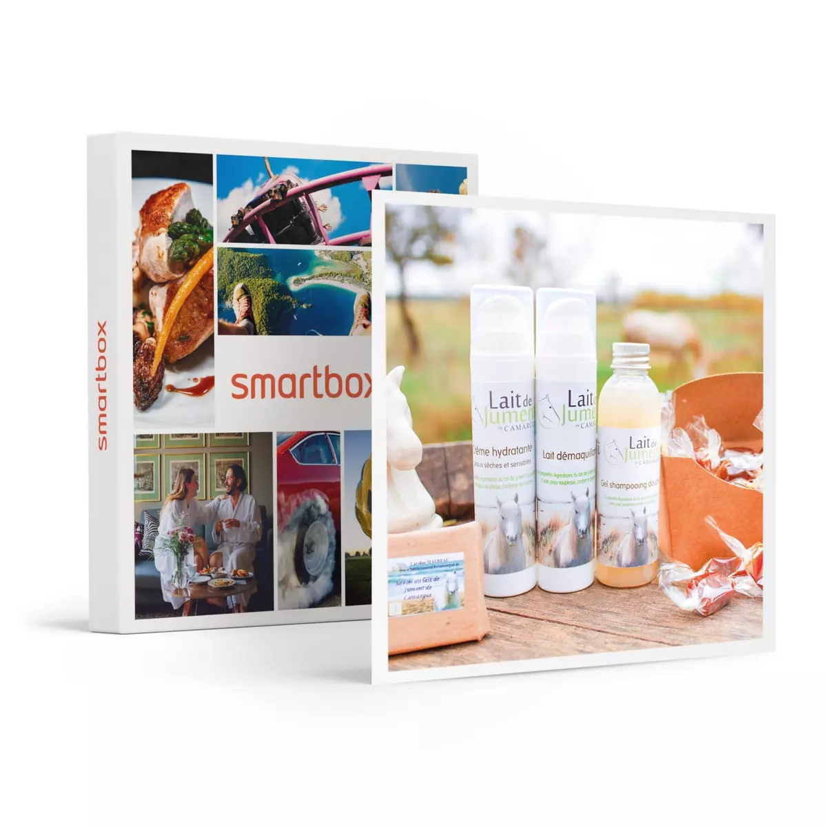 Smartbox Coffret de soins hydratants au lait de jument de Camargue - Coffret Cadeau Sport & Aventure