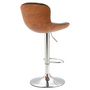 Voir la diapositive 5 : HOMCOM Lot de 2 tabourets de bar design contemporain hauteur d'assise réglable 64-85 cm pivotant 360° revêtement synthétique noir imitation bois