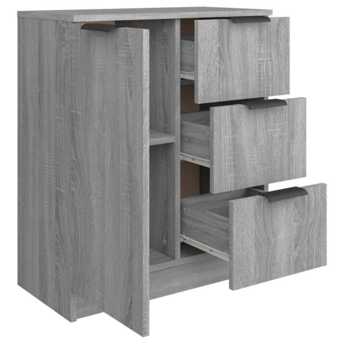 VIDAXL Buffet Sonoma gris 60x30x70 cm Bois d ingénierie