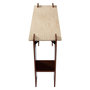 Voir la diapositive 4 : Paris Prix Console Effet Travertin  Misty  120cm Beige & Marron