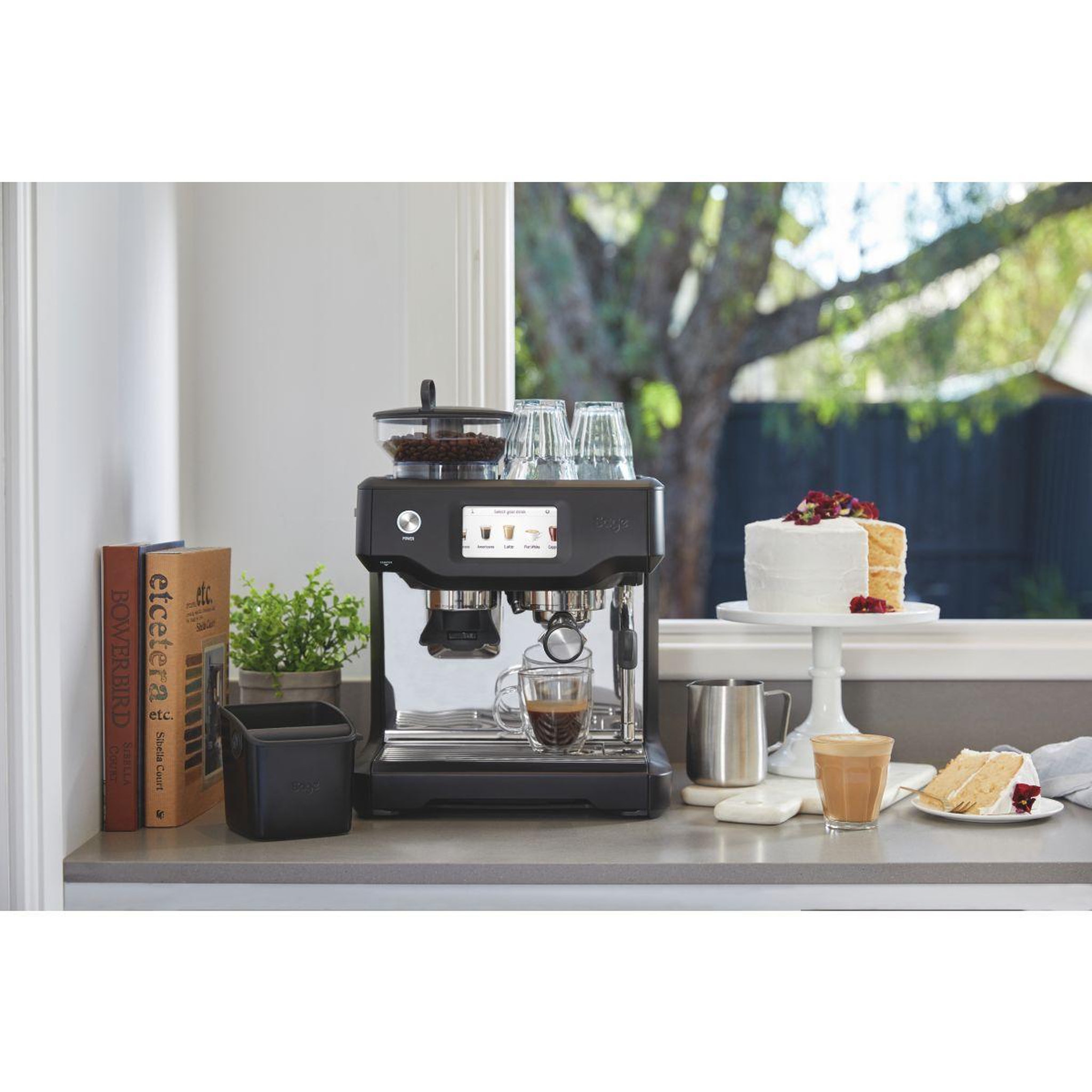 Voir la diapositive 2 : SAGE APPLIANCES Machine à expresso barista touch black