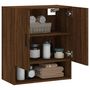 Voir la diapositive 4 : VIDAXL Armoire murale chêne marron 60x31x70 cm bois d ingénierie