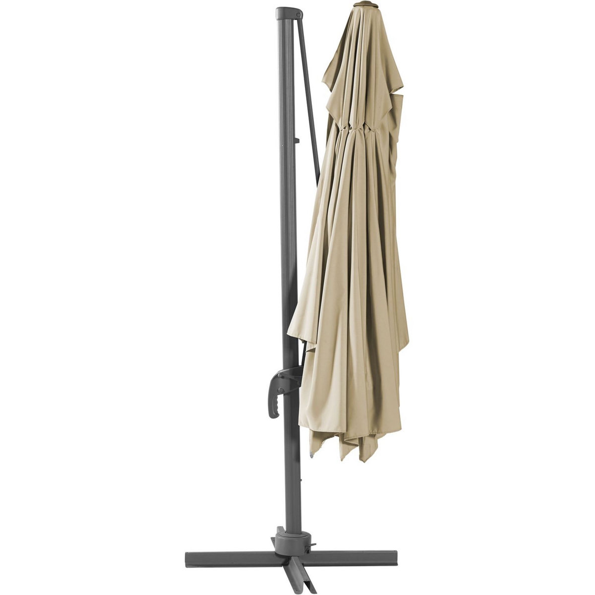 GARDENSTAR Parasol déporté 360° beige