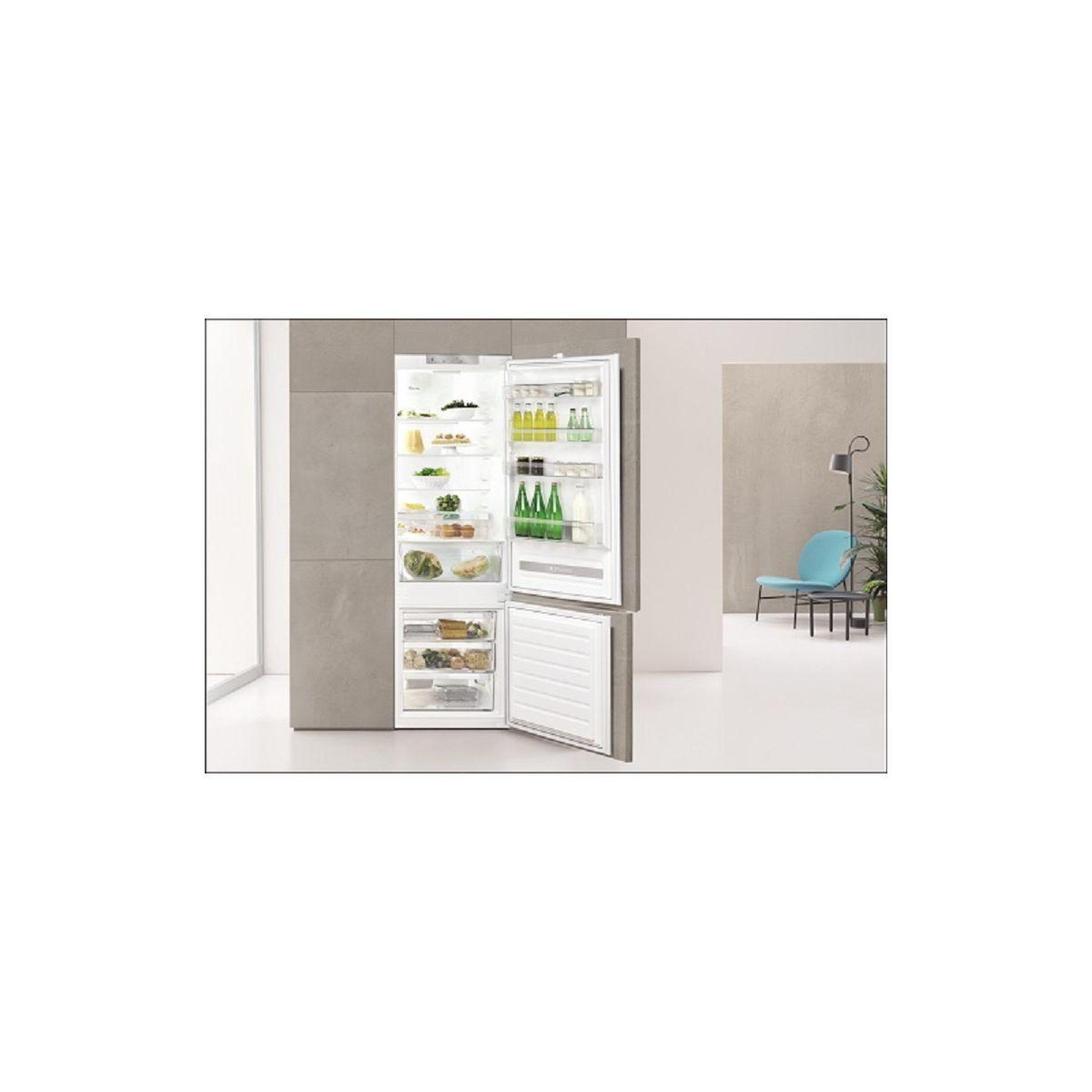 Voir la diapositive 3 : Whirlpool Réfrigérateur combiné encastrable SP408102FR