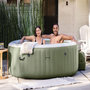 Voir la diapositive 2 : INTEX Spa gonflable PureSpa Olive rond Bulles 4 places - Intex