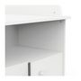 Voir la diapositive 3 : Demeyere Commode a langer 2 portes, 1 niche - HELICIA - Blanc mat - 79,6 x 70 x 94,4 cm - DEMEYERE