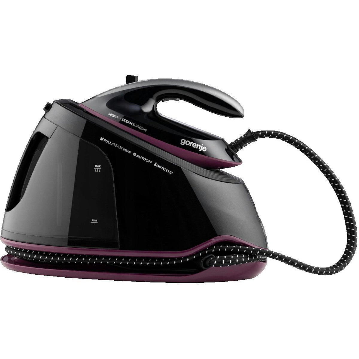 GORENJE Générateur de vapeur Gorenje SGD3000BKV avec semelle en céramique