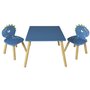 The Home Deco Factory Table et 2 chaises Dino pour enfant