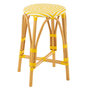 Voir la diapositive 1 : Paris Prix Tabouret de Bar en Rotin  Danial  65cm Jaune