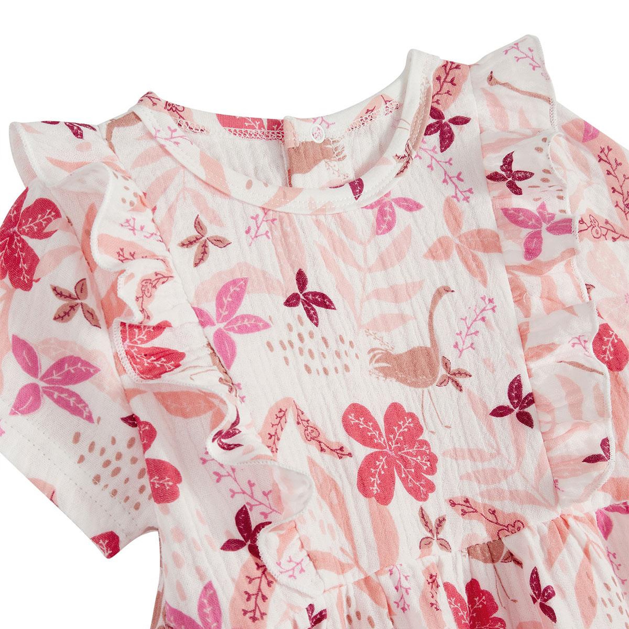 Voir la diapositive 4 : Petit Béguin Robe bébé en gaze de coton Lipsi
