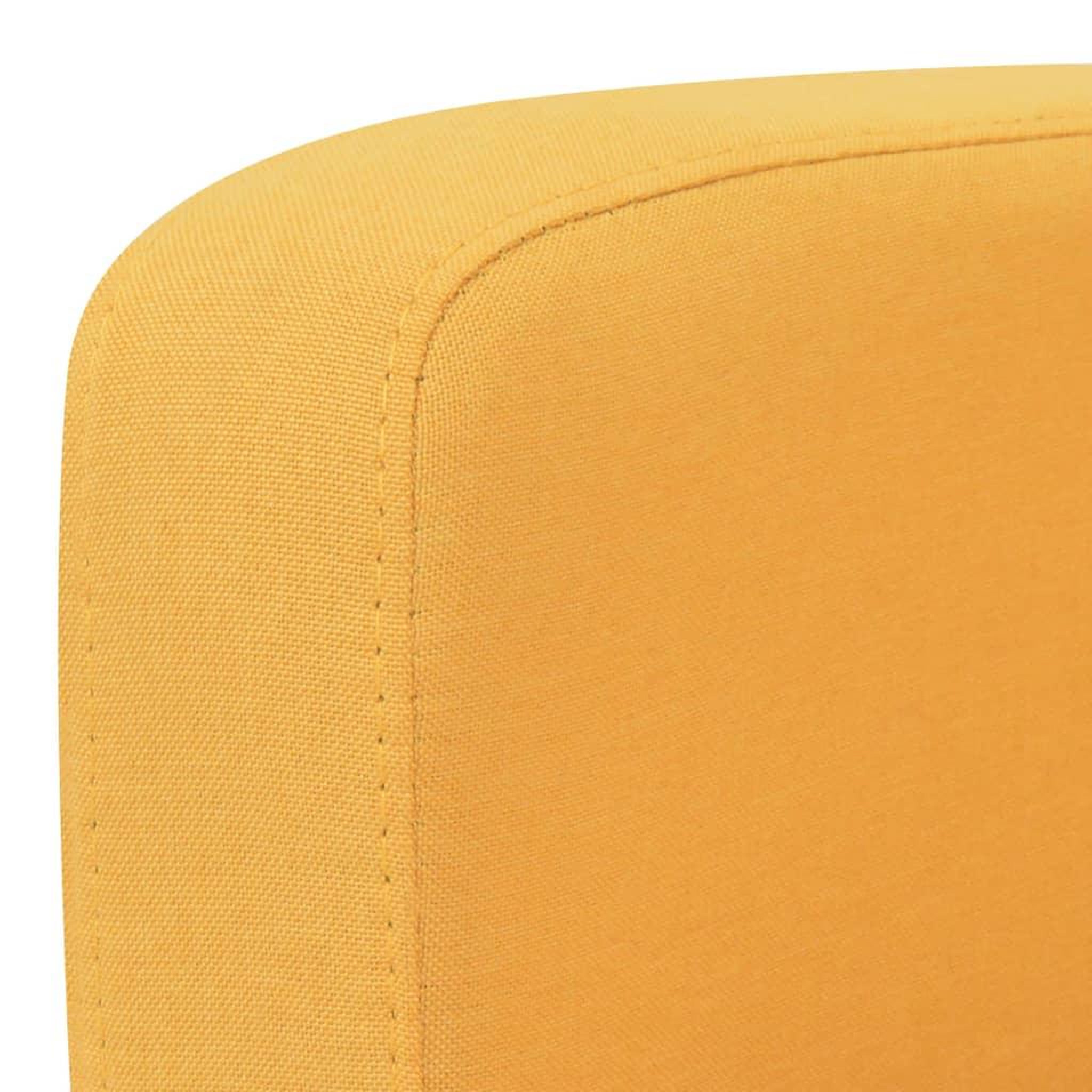Voir la diapositive 3 : VIDAXL Canape a 2 places 244721 cm jaune