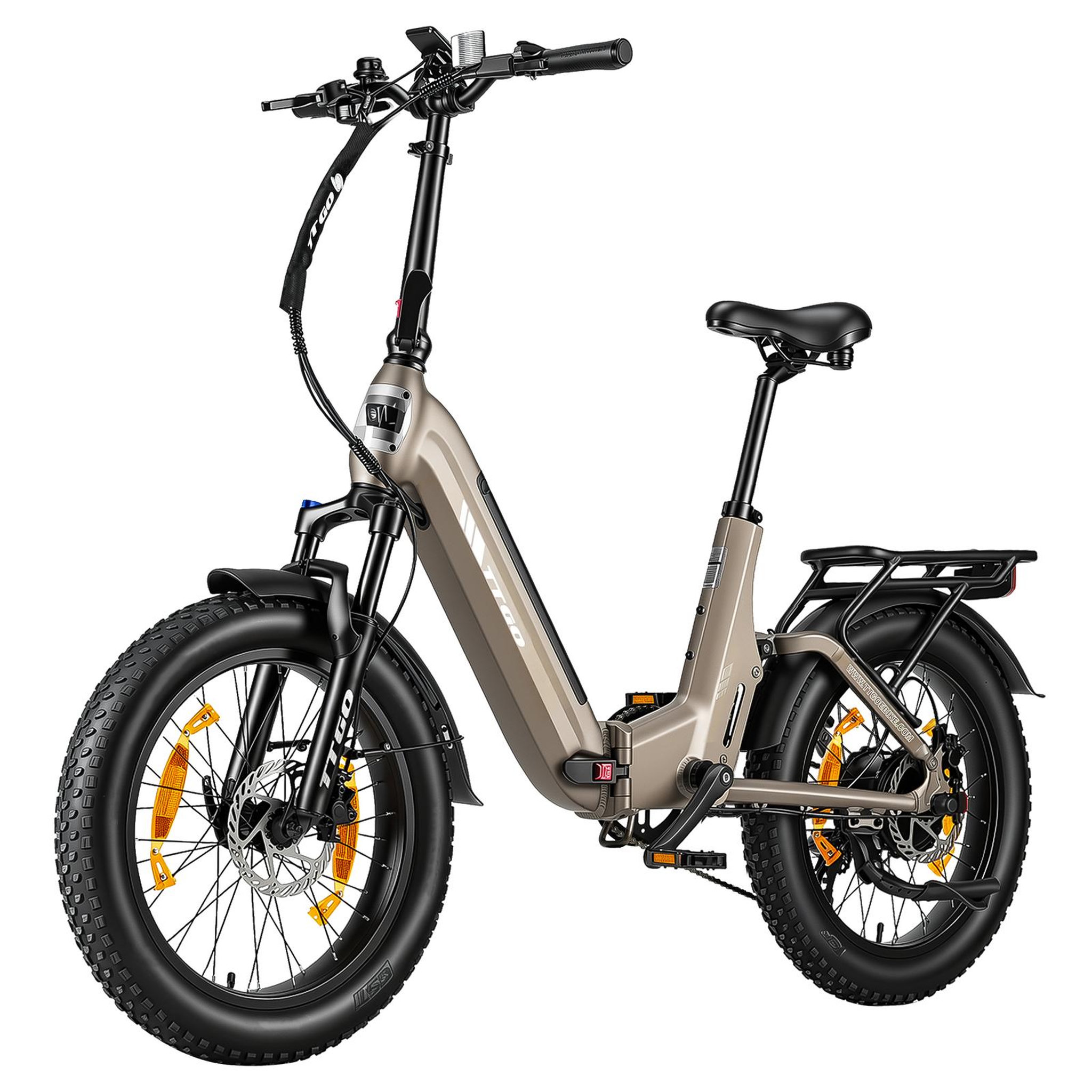 Voir la diapositive 3 : TTGO Vélo électrique pliant TTGO F7 250 W