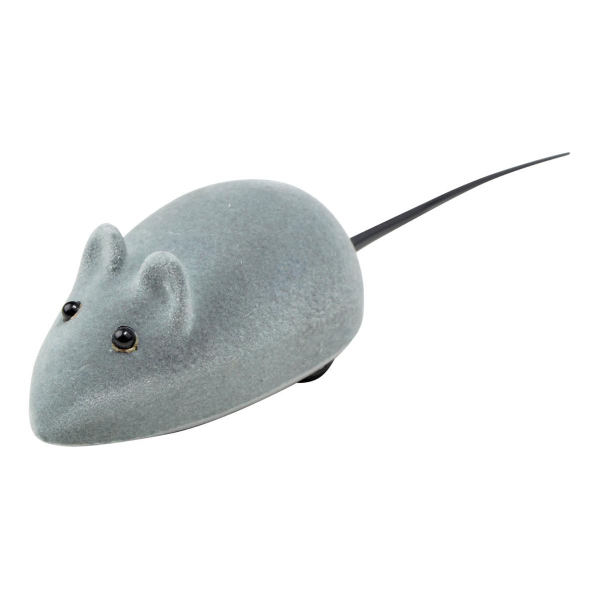 LOVE STORY Jouet pour chat  souris mécanique  18cm gris