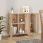 Voir la diapositive 6 : VIDAXL Buffet chêne sonoma 90x34x80 cm bois d ingénierie