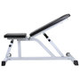 Voir la diapositive 3 : VIDAXL Banc d'entraînement avec jeu d'halteres 30,5 kg