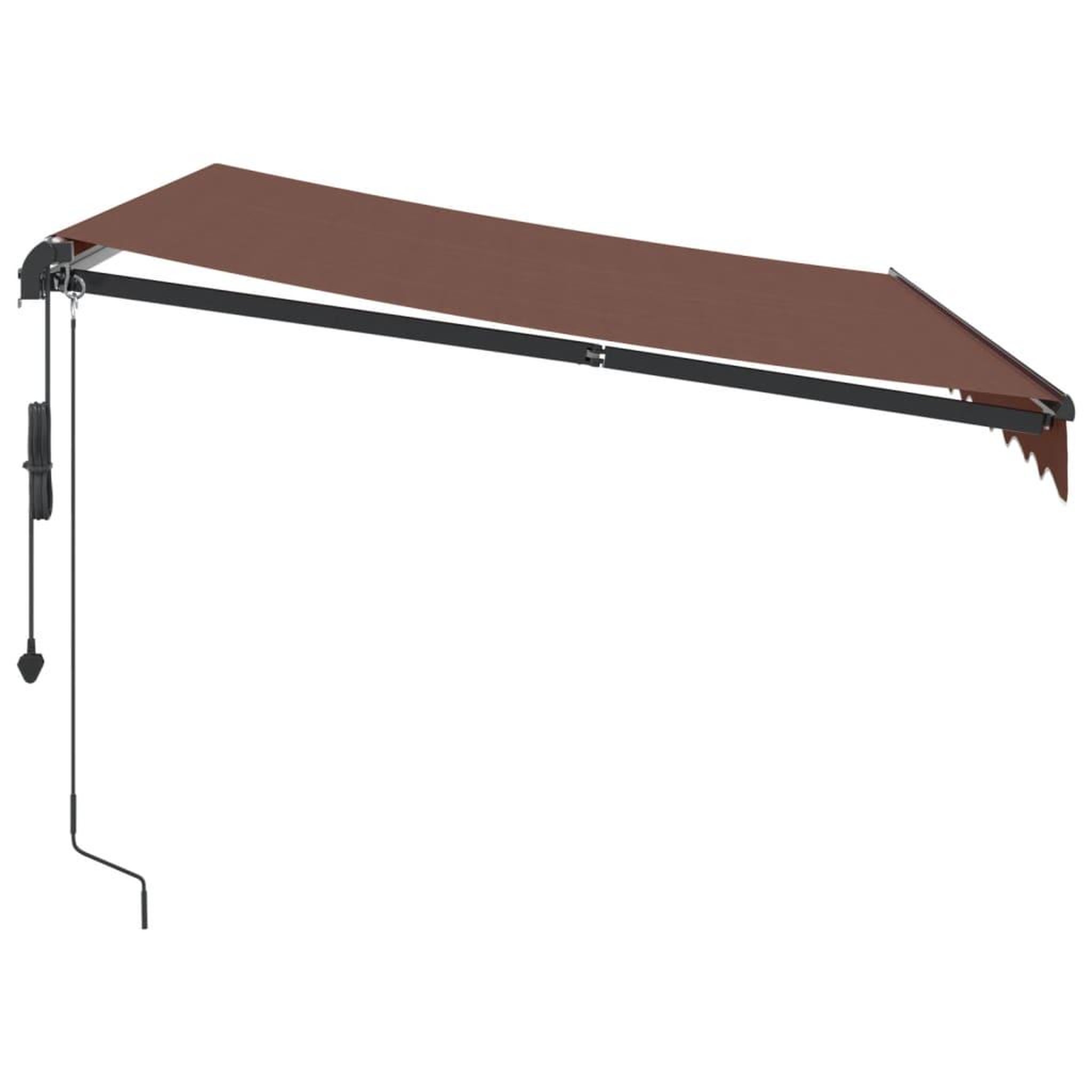 Voir la diapositive 5 : VIDAXL Auvent retractable automatique avec LED marron 300x250 cm