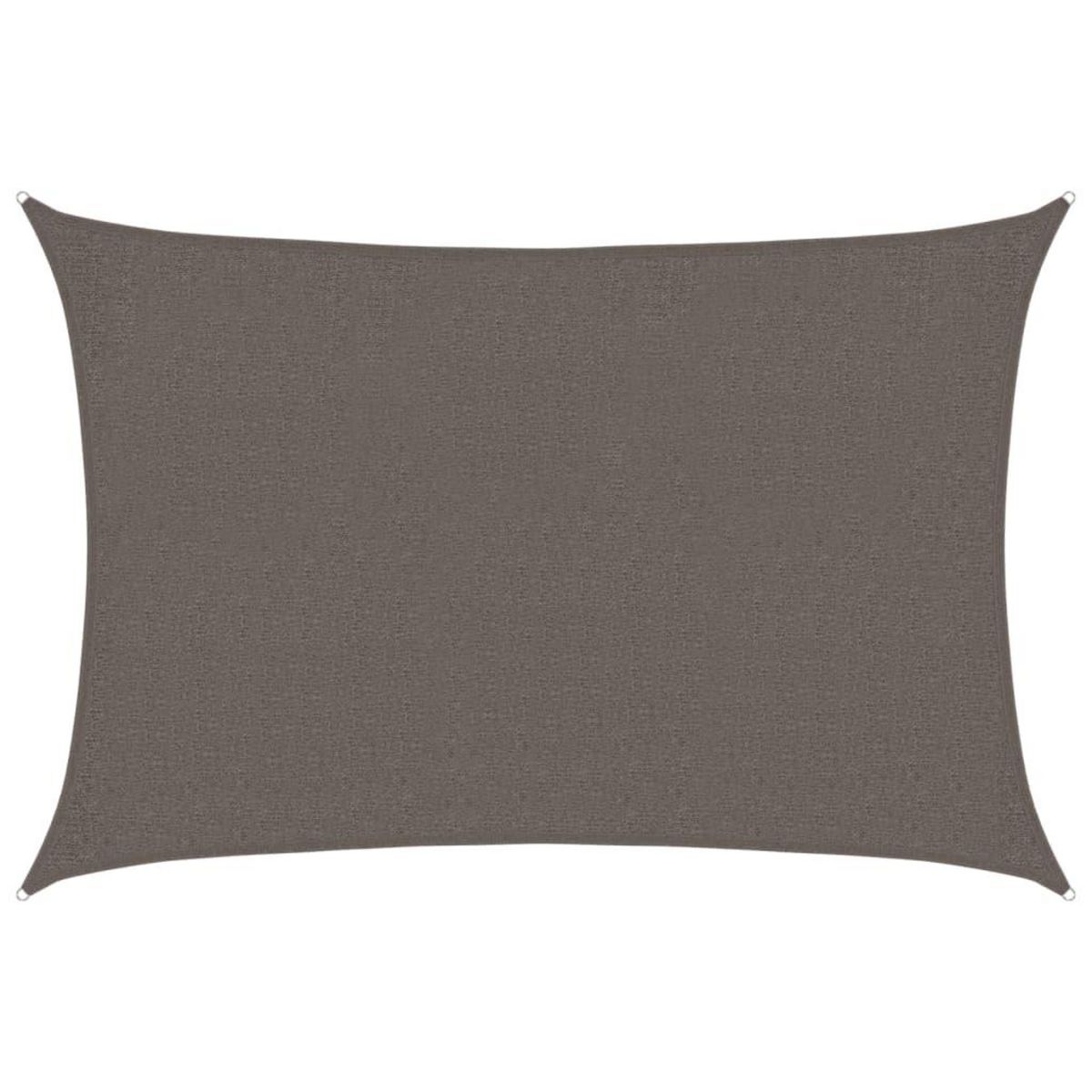 VIDAXL Voile d'ombrage 160 g/m^2 Anthracite 2x2,5 m PEHD