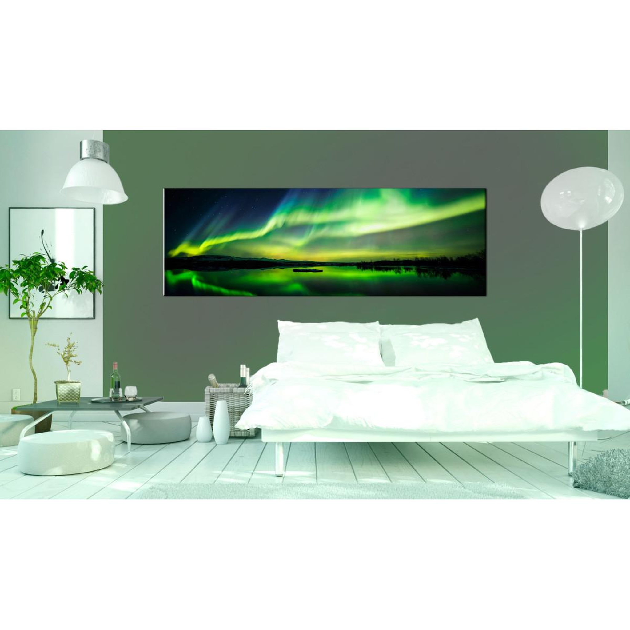 Voir la diapositive 2 : Paris Prix Tableau imprimé  green sky