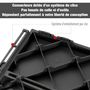 Voir la diapositive 4 : OUTSUNNY Caillebotis - dalles terrasse - lot de  9 - emboîtables, installation très simple - petits carreaux composite plastique imitation bois noir