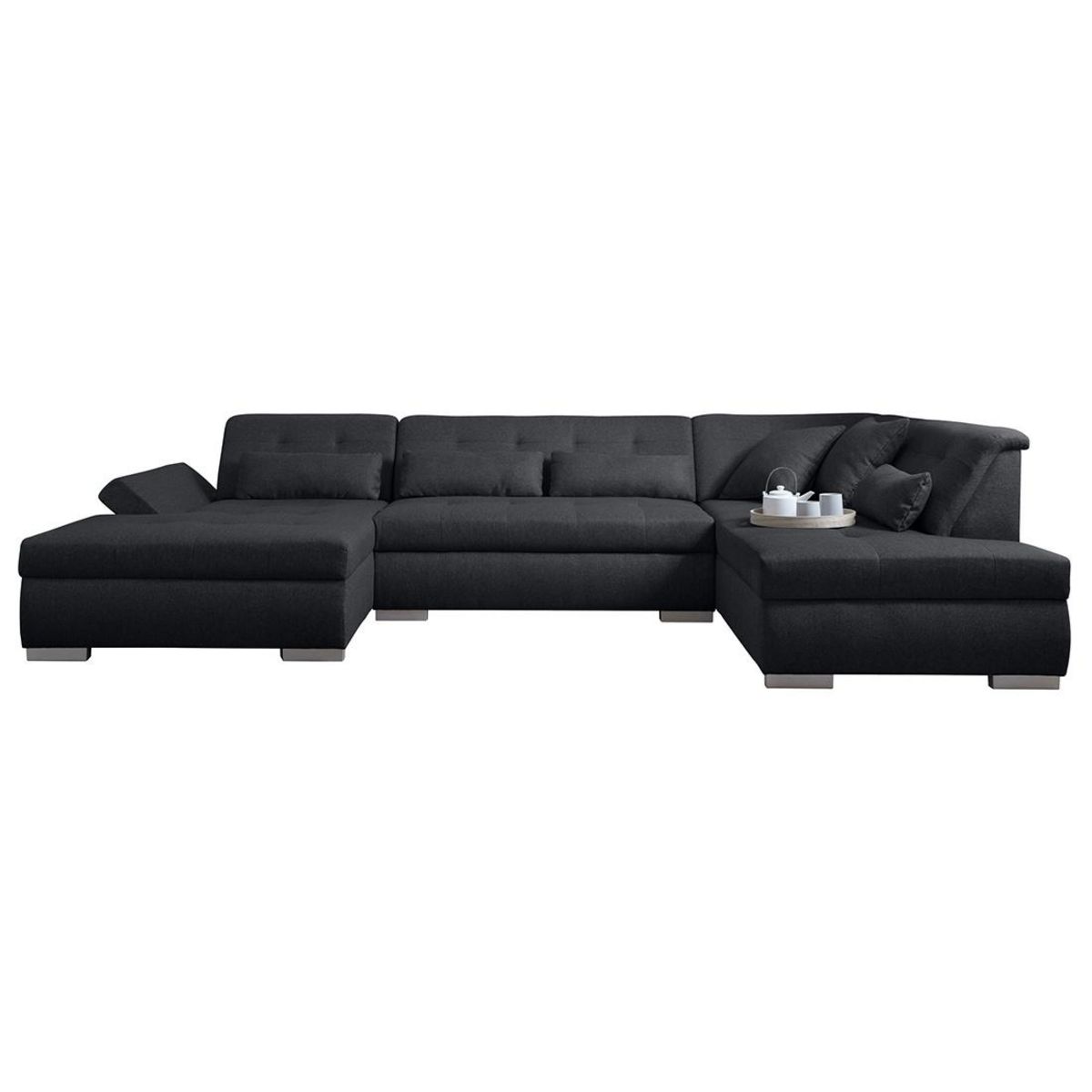 LISA DESIGN Vermont - canapé panoramique d'angle droit - 7 places - xxl