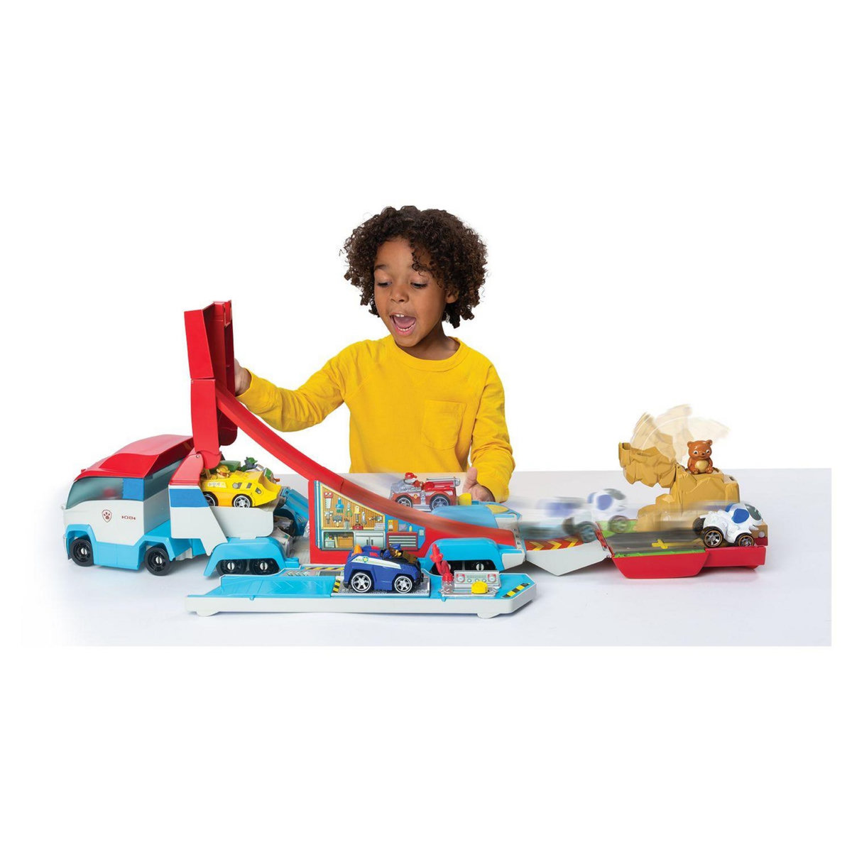 SPIN MASTER Station de jeux Pat' Patrouilleur 2 en 1 Playset True Metal - La Pat' Patrouille