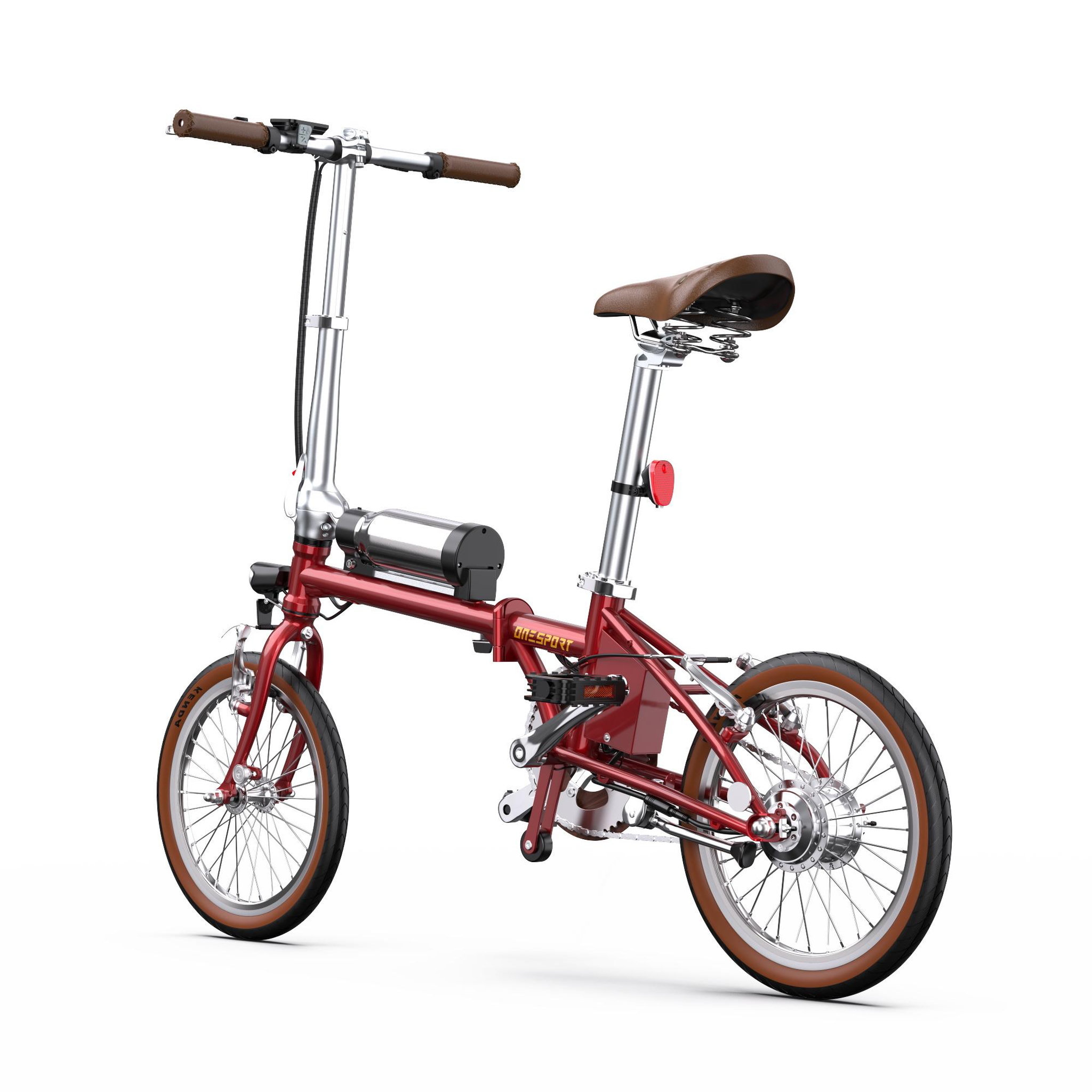 Voir la diapositive 4 : ONESPORT Vélo électrique compact ONESPORT OT02
