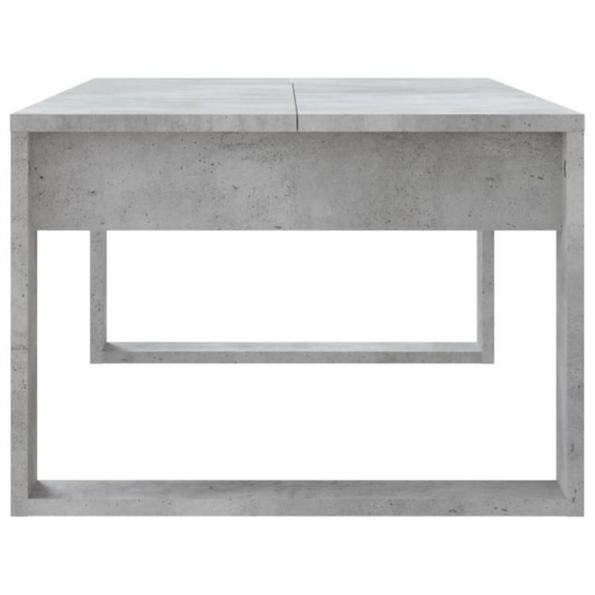 VIDAXL Table basse gris béton 102x50x35 cm bois d ingénierie