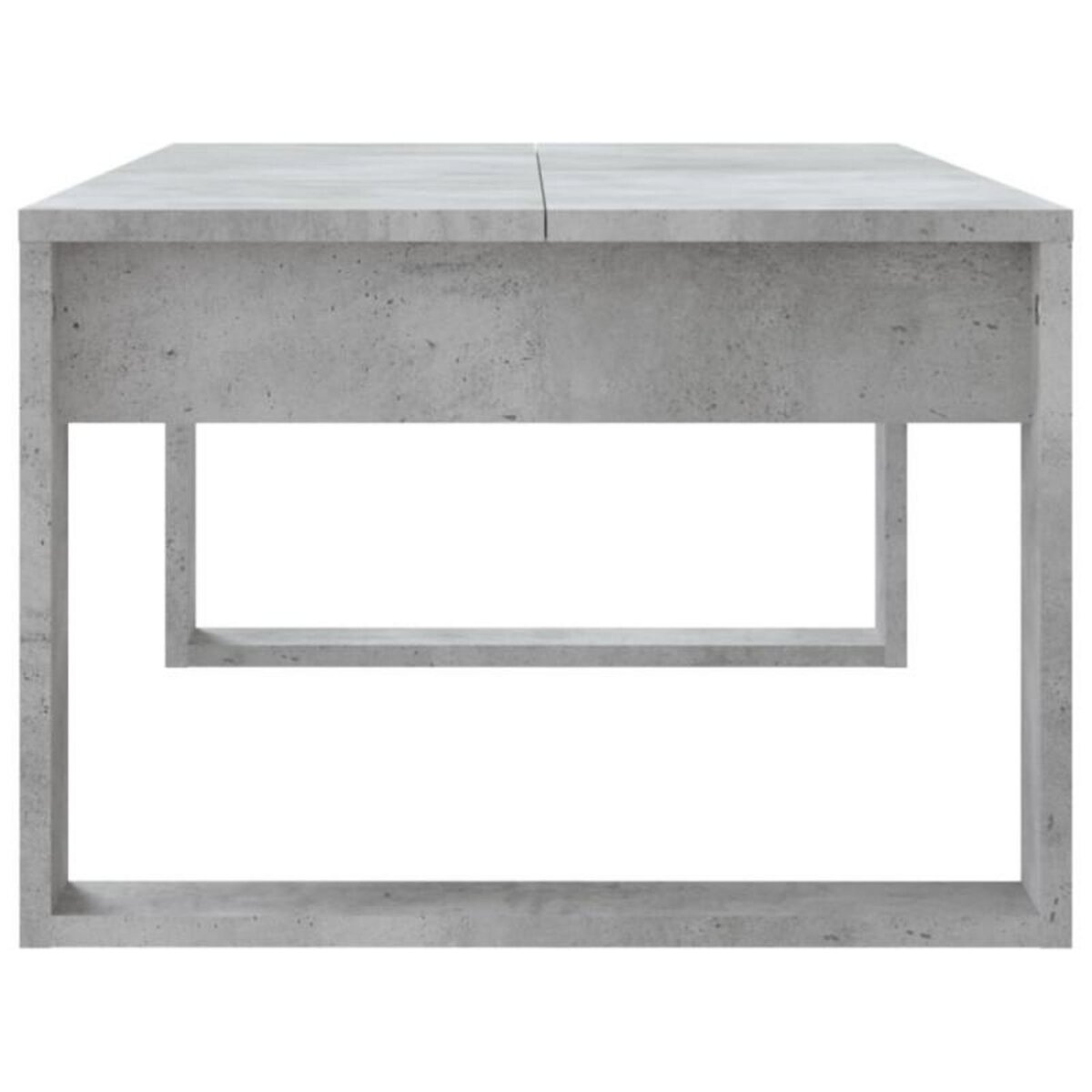 VIDAXL Table basse gris béton 102x50x35 cm bois d ingénierie