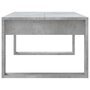 Voir la diapositive 5 : VIDAXL Table basse gris béton 102x50x35 cm bois d ingénierie