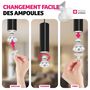 Voir la diapositive 4 : tectake Plafonnier 4 ampoules 4x GU10, 40 W noir